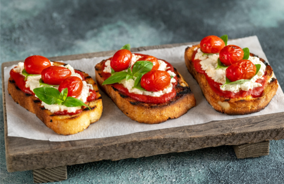 Receita de Bruschetta em 13 passos