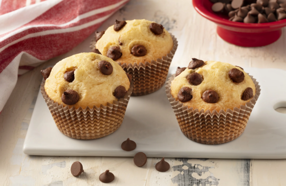 Receita de Muffin com Gotas de Chocolate em 8 passos